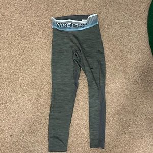 Nike pro womens leggings grey size small